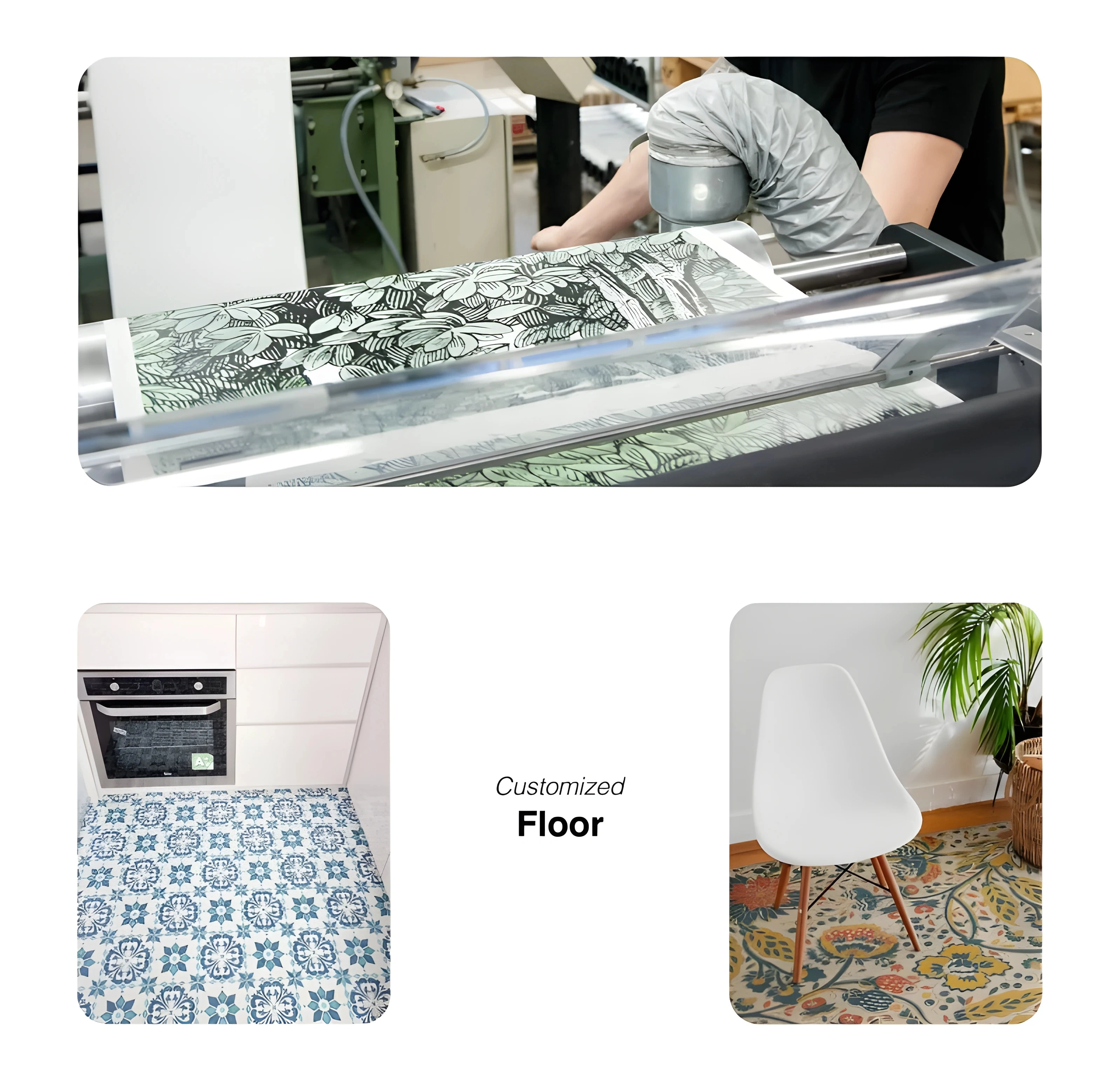 the process and examples of customized floor printing